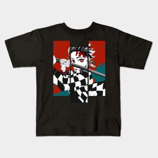 Tanjiro Kamado Demon Slayer Kids T-Shirt